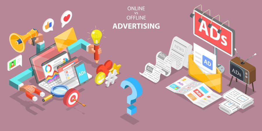 Online hirdetés vs offline hirdetés